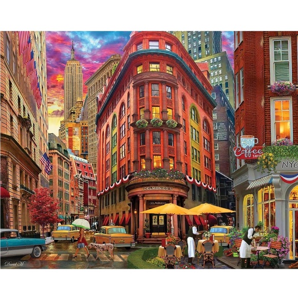 Springbok NYC Street 1000 Piece Jigsaw Puzzle for Adults - New York City Scene - Picture 1 of 2